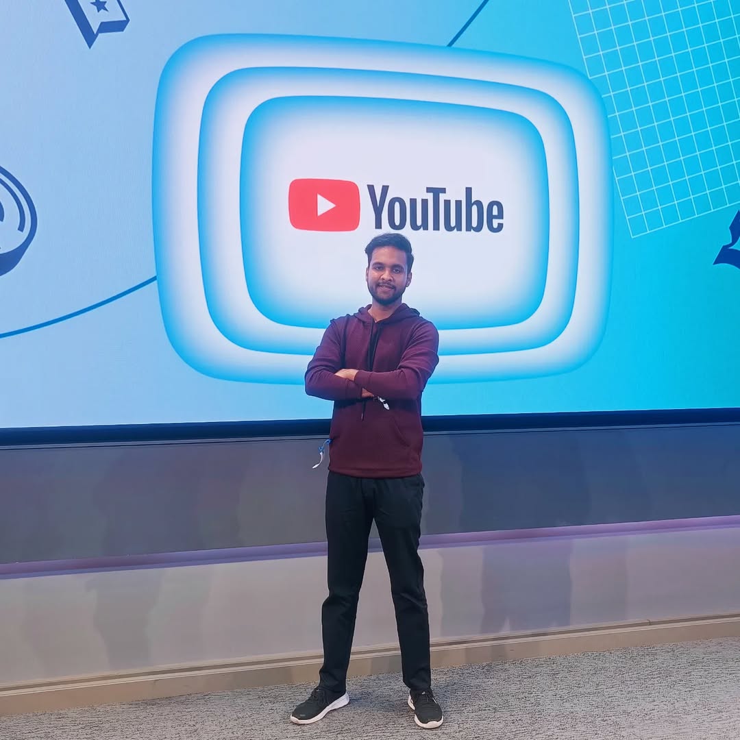 Saksham Tyagi at Youtube